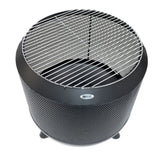 Garden Fire Basket with Grill | HEAT Fire Drum