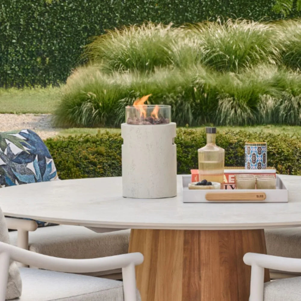 Table Top Burner on a patio table